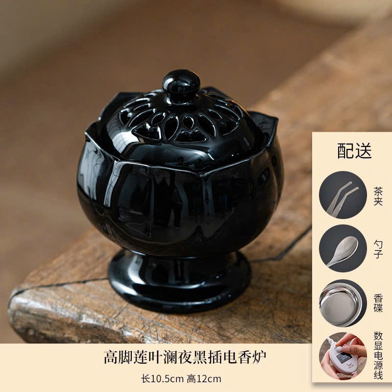 Lư Xông Trầm Bằng Sứ – Phụ Kiện Đốt Trầm Hương An Toàn, Thẩm Mỹ - Ảnh 2