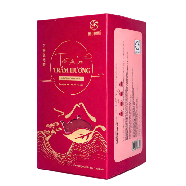 trà túi lọc trầm hương bảo trân