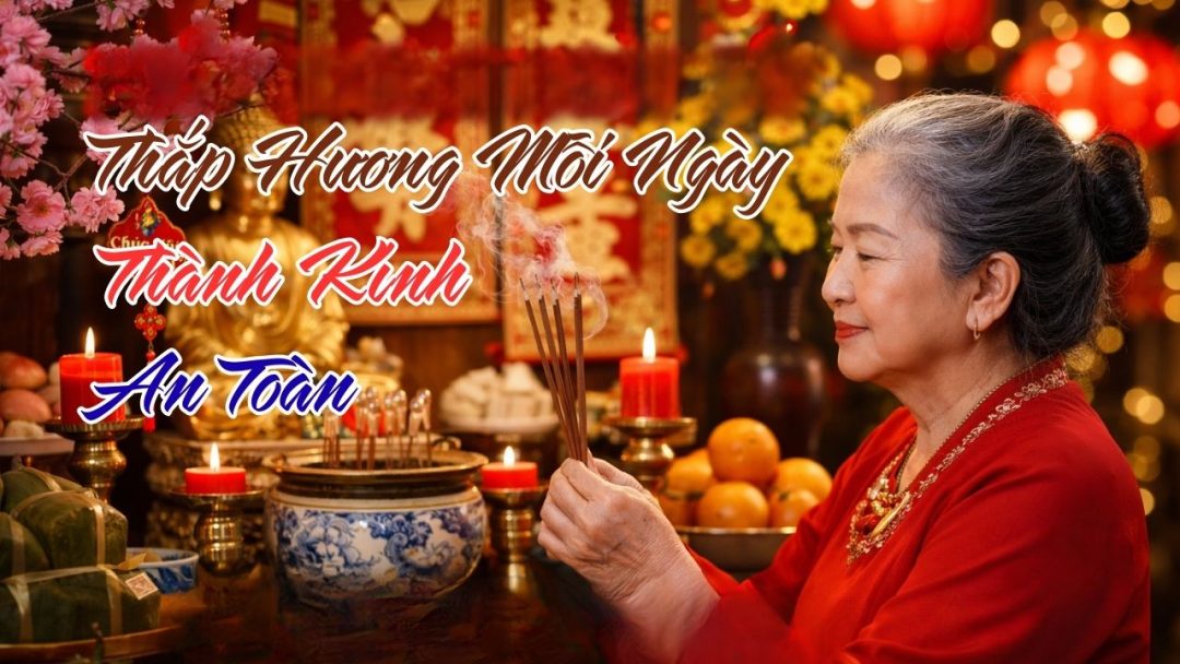 Thờ cúng mỗi ngày sao cho trang nghiêm mà không hại sức khỏe?