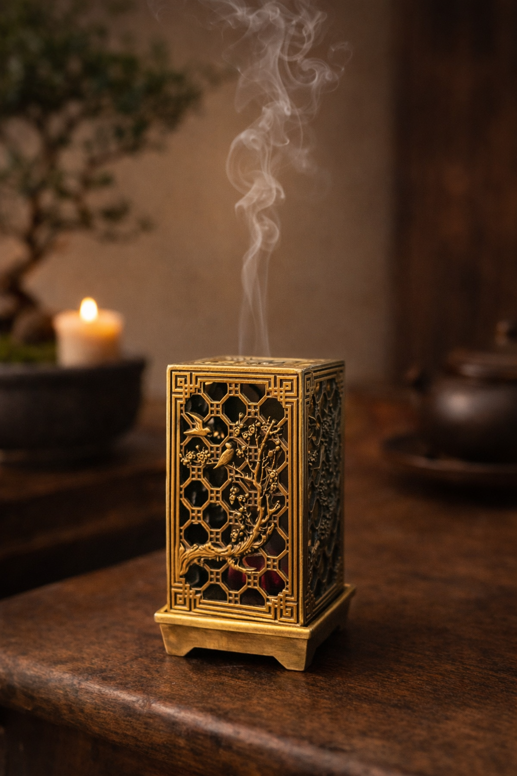 trụ xông trầm hợp kim cao cấp TRUXONG001